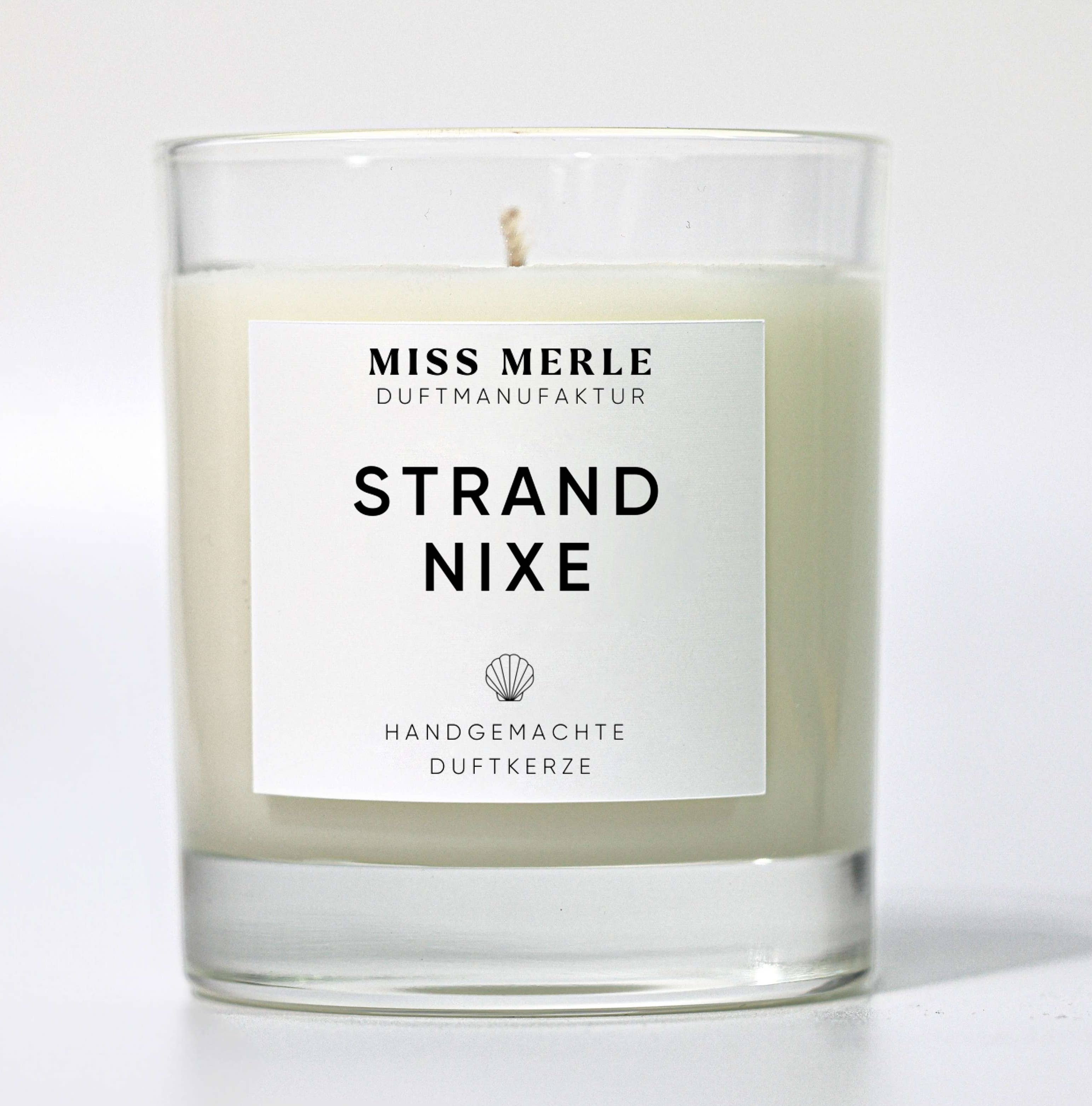 MISS MERLE Duftmanufaktur - Wholesale Jar/Filled Candle - Scented Candle BEACH MERMAID – Coconut Milk & Sea Salt