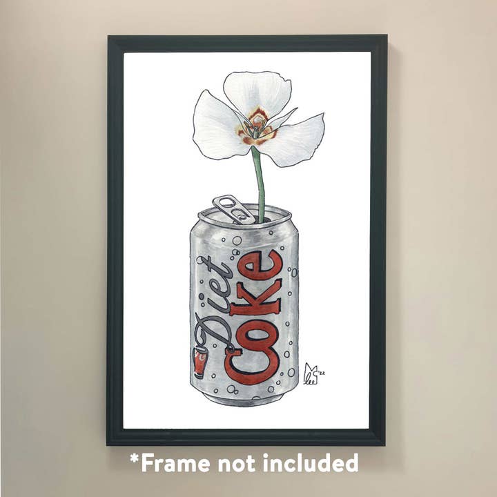 Utah Sego Lírio em Impressão Dieta Coca-Cola por atacado de Lee McGuire Art