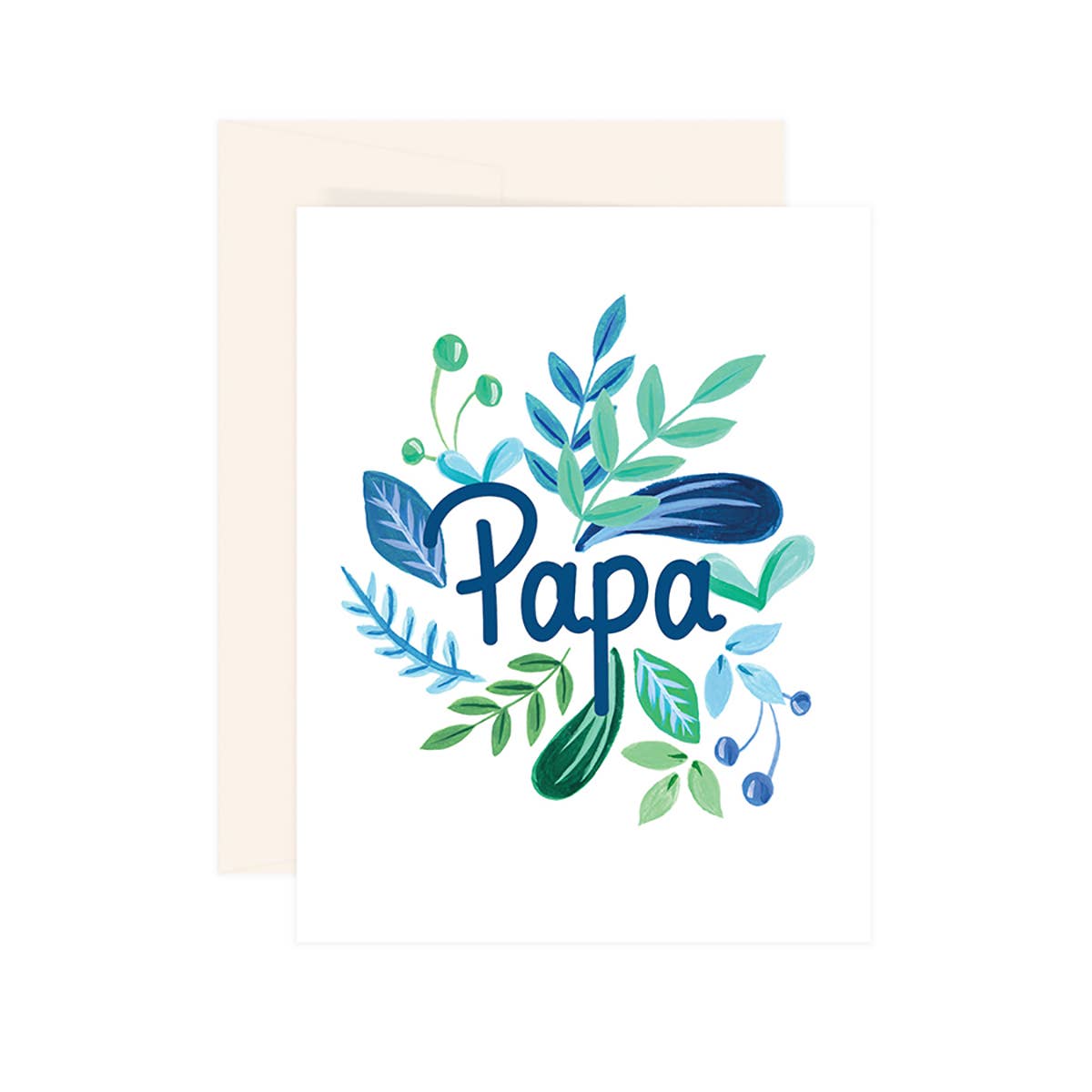 Paige & Willow - Wholesale Father's Day Card - Papa Illustrated Father's Day Card0