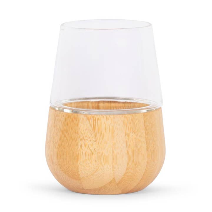 Flamboo - Wholesale Coffee/Tea Cup - Flamboo 250 ML Coffee Cup - Bamboo + Glass0