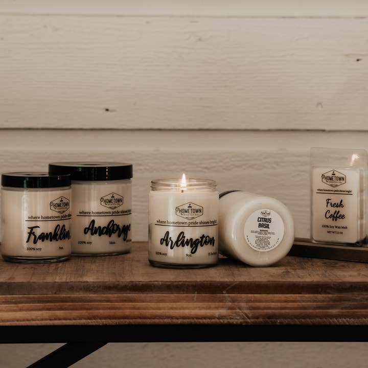 Hometown Candle Co. - Wholesale Jar/Filled Candle - White Cashmere Candle