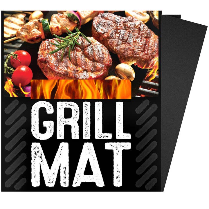 Non-Stick BBQ Grill Mat Set, Extra Thick, Reusable, 3-Piece for wholesale by G & F Products