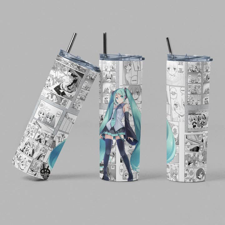 The Geek Boutique - Wholesale Insulated Mug/Tumbler - Miku Anime Inspired Tumbler