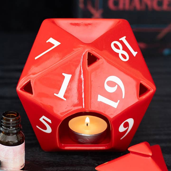 D20 Gaming Dice Shaped Oil Burner for wholesale by Something Different Wholesale