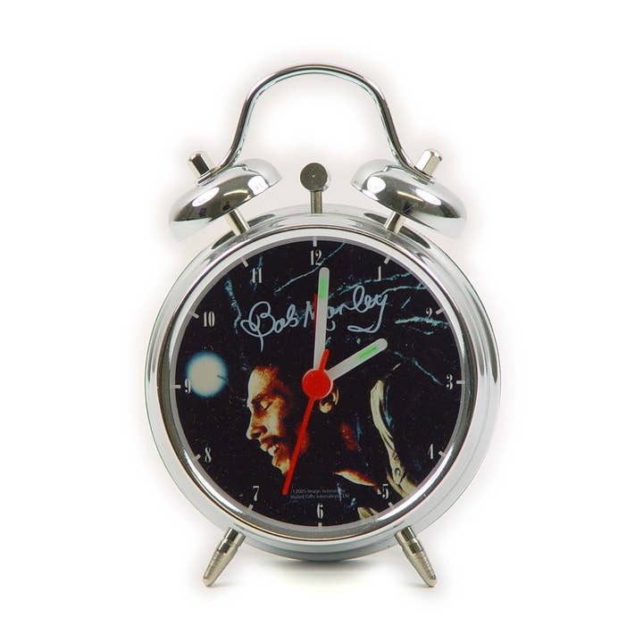 Instant Gifts International – wholesale Alarm clock – Bob Marley Colour 3 Alarm"0