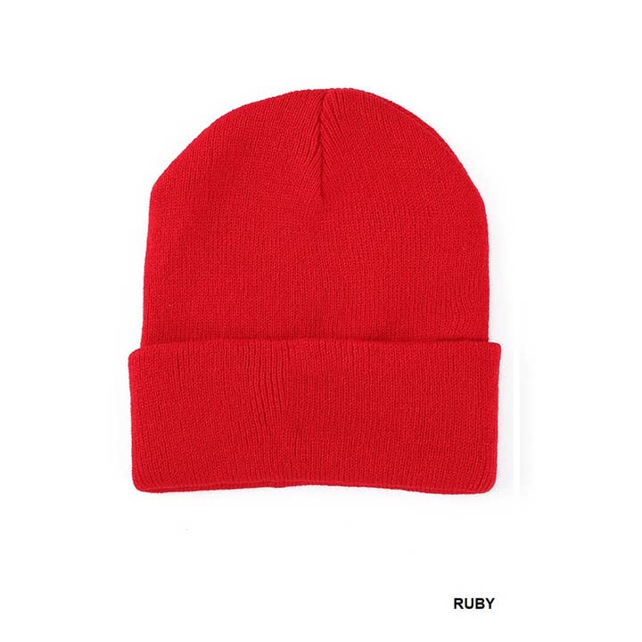 42POPS - Wholesale Beanie - Women's - ,.SI-27109 Basic Solid Beanie