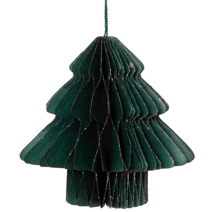 3-piece set Christmas decorations paper fir for wholesale by coopz