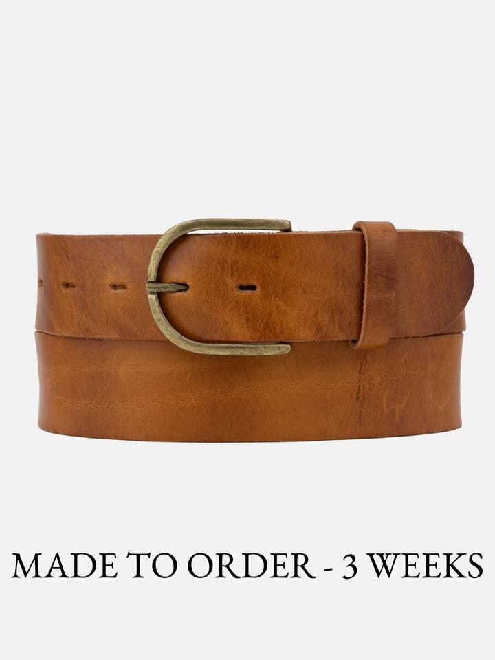 MADE TO ORDER Caro | Classic Interchangeable Leather Belt for wholesale by Amsterdam Heritage Leather Belts, Bags, Jackets & Apparel