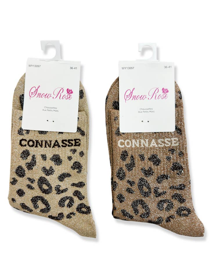 Shiny socks for wholesale by Belle Com'Elle