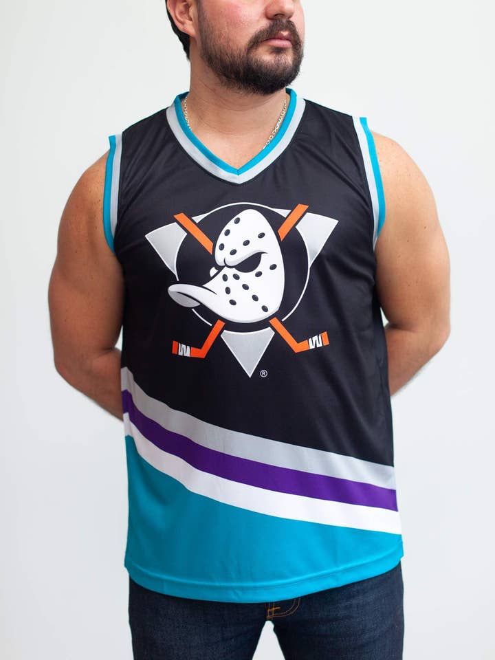 Anaheim Ducks Retro Alternate Hockey Tank for wholesale by Bench Clearers