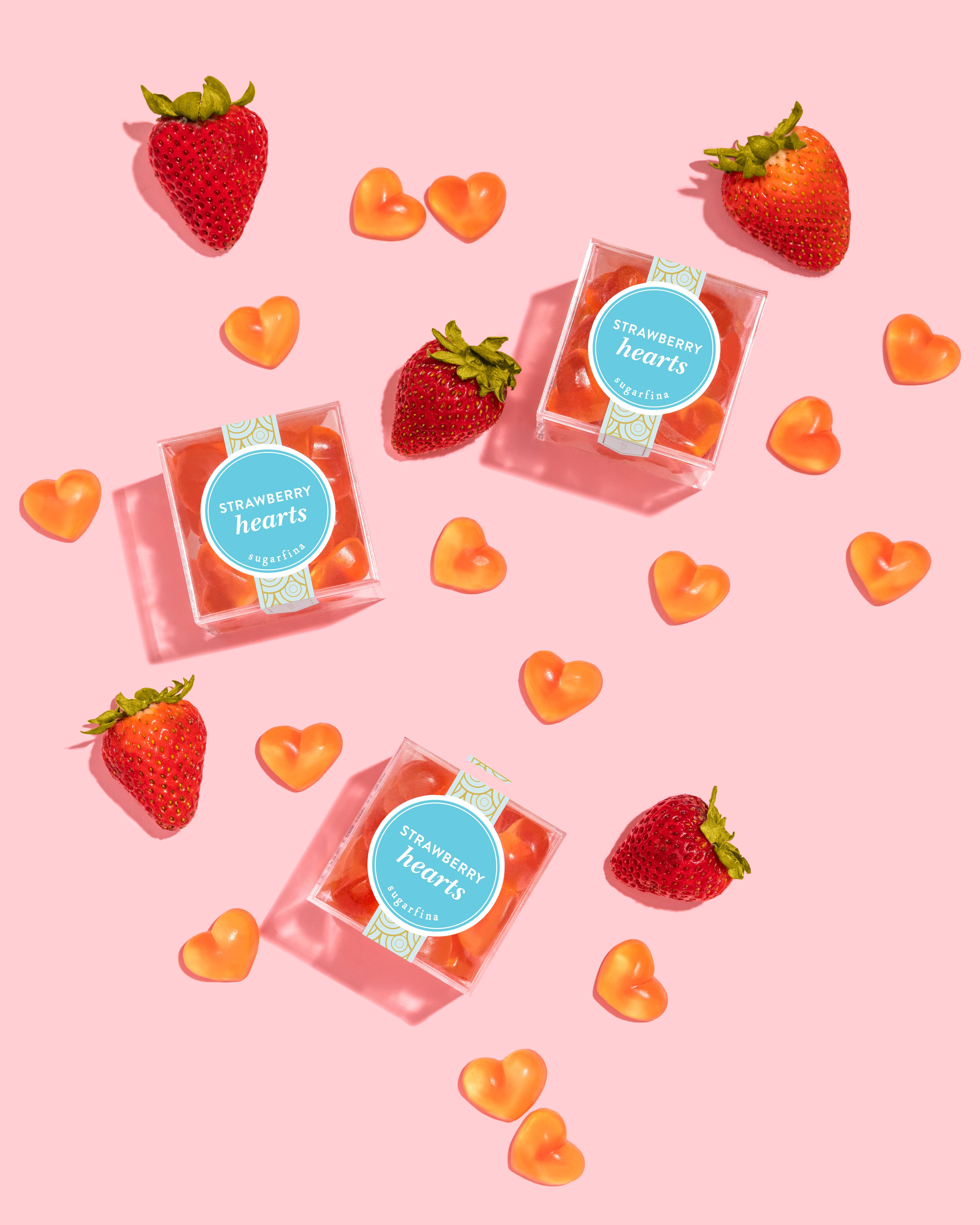 Sugarfina - Wholesale Gummy - Strawberry Hearts  - Small3