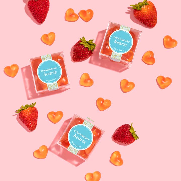 Sugarfina - Wholesale Gummy - Strawberry Hearts - Small3