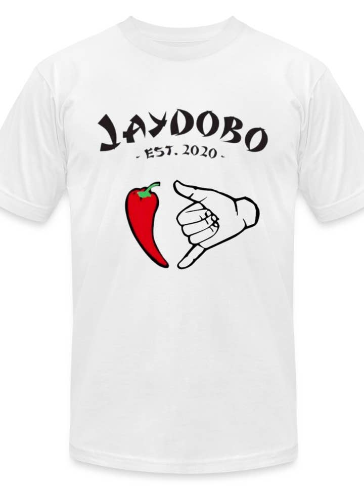 Jaydobo Unisex Vit T-shirt för wholesale av Jaydobo