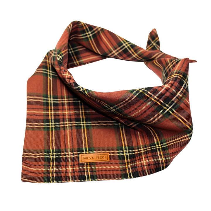 TAILS N FLOOF - Wholesale Pet Bandana - Dog - Log Cabin1
