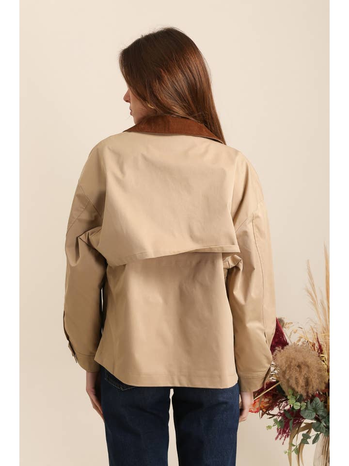 Attrait Paris - Wholesale Jacket - Women's - Short jacket with contrasting collar11