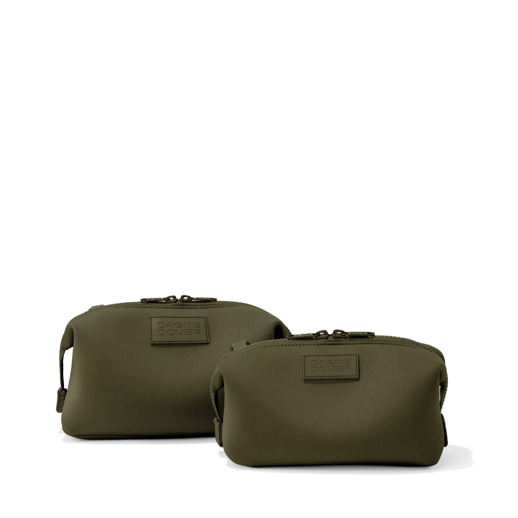 Dagne Dover - Wholesale Toiletry Bag - Women's - Hunter Toiletry Bag in Dark Moss, Large7