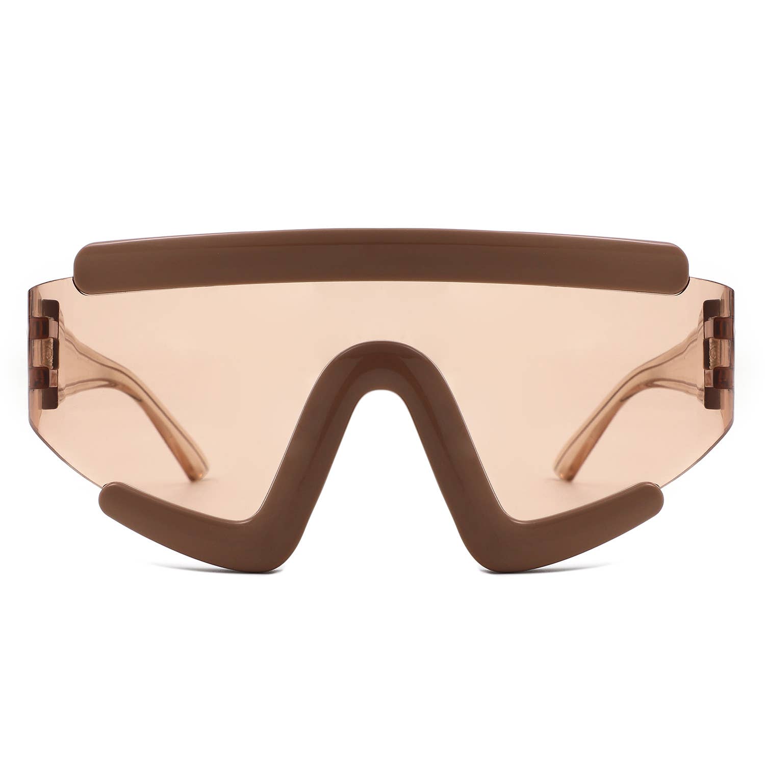 Cramilo Eyewear - Wholesale Sunglasses - Unisex - Oversize Futuristic Shield Wraparound Visor Sunglasses6