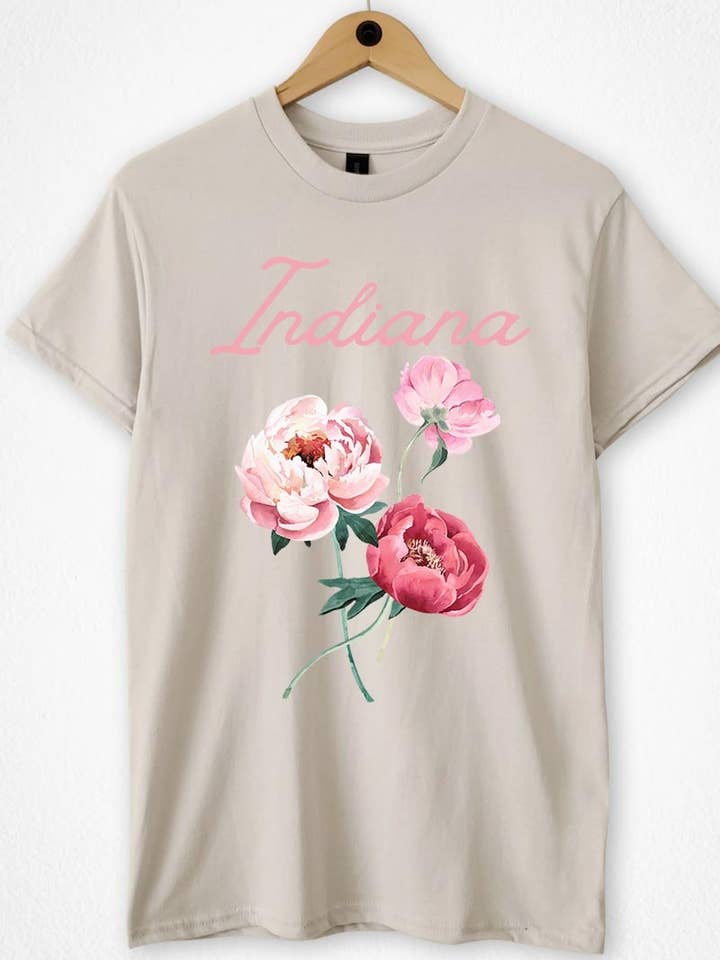 Indiana Graphic Heavy Cotton Tee for wholesale by COLORBEAR