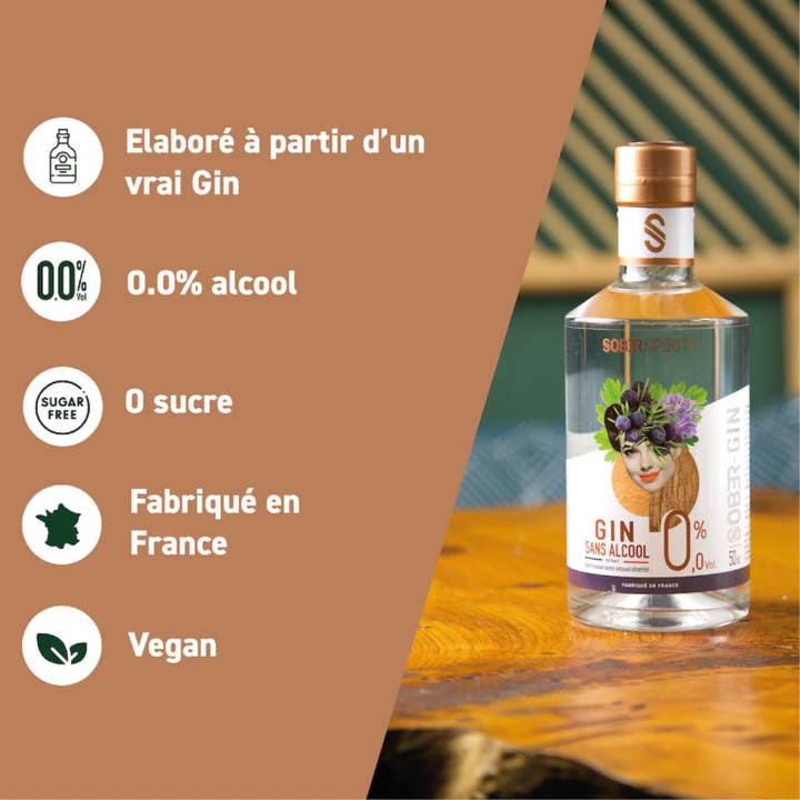 Sober Spirits - Wholesale Non-Alcoholic Spirits/Wine/Beer - Sober Spirits G 0.0% 50cl - Alternative to Gin2