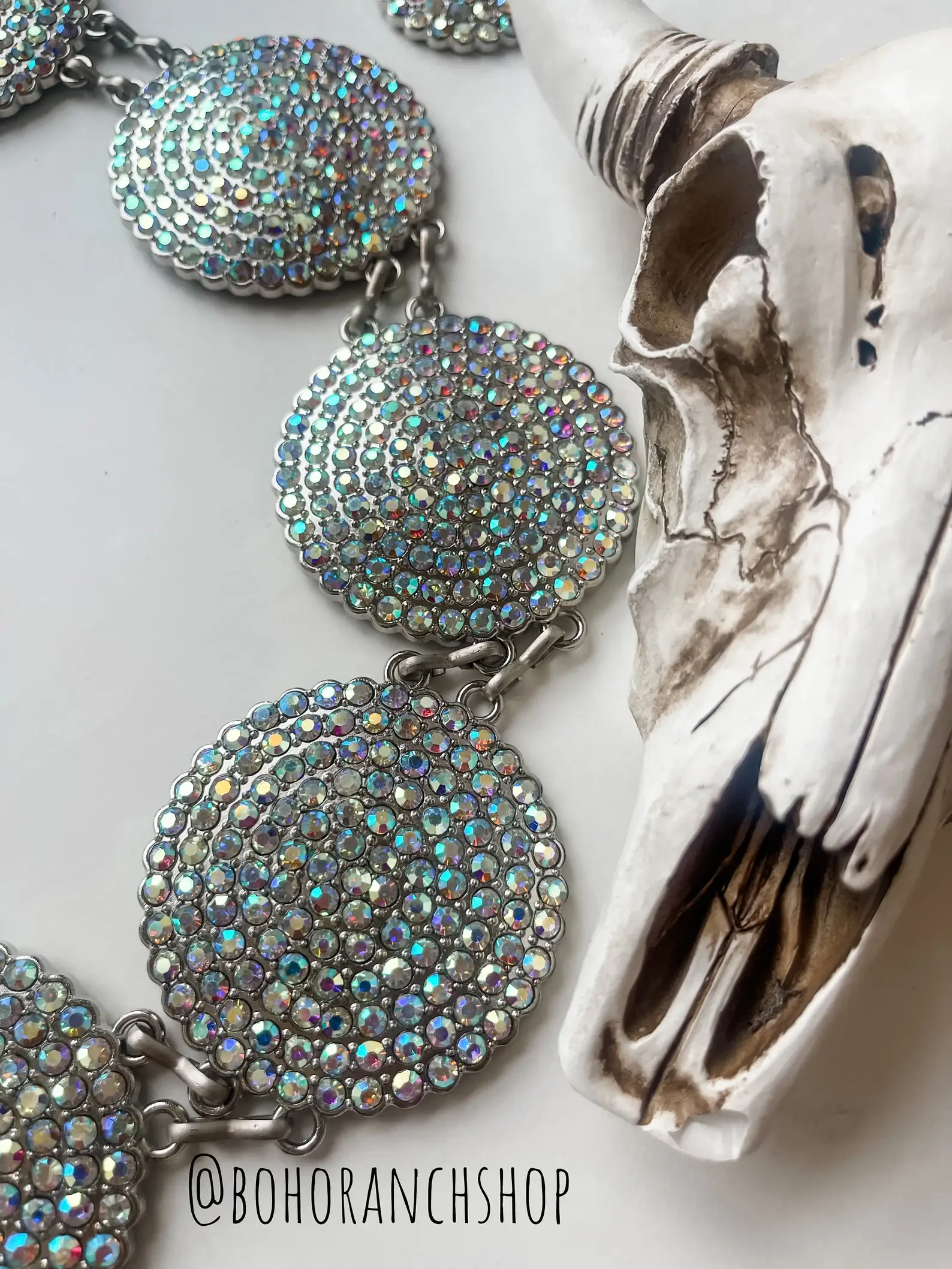 Boho Ranch Shop - Wholesale Belt - Women's - Bling Statement Western Chain Belt5