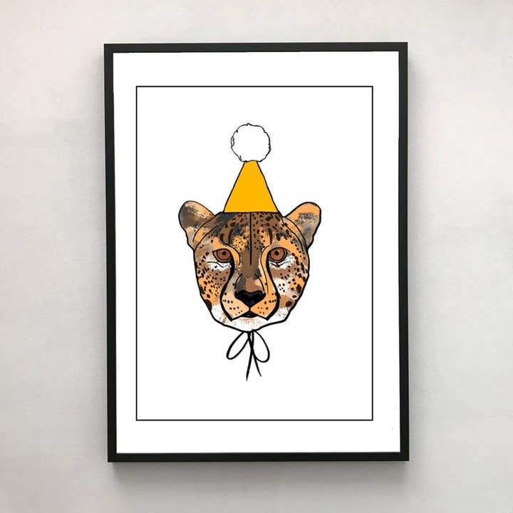 Cheetah A3 Art Print for wholesale by STETCH