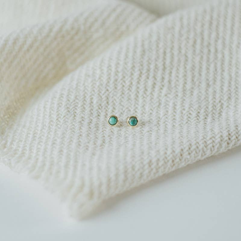 Commonform - Wholesale Stud/Post Earrings - Hyalite Studs // Turquoise3