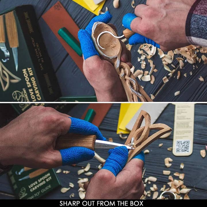 BeaverCraft - Wholesale DIY Craft Kit - DIY04 - Celtic Spoon Carving DIY Craft Kit3