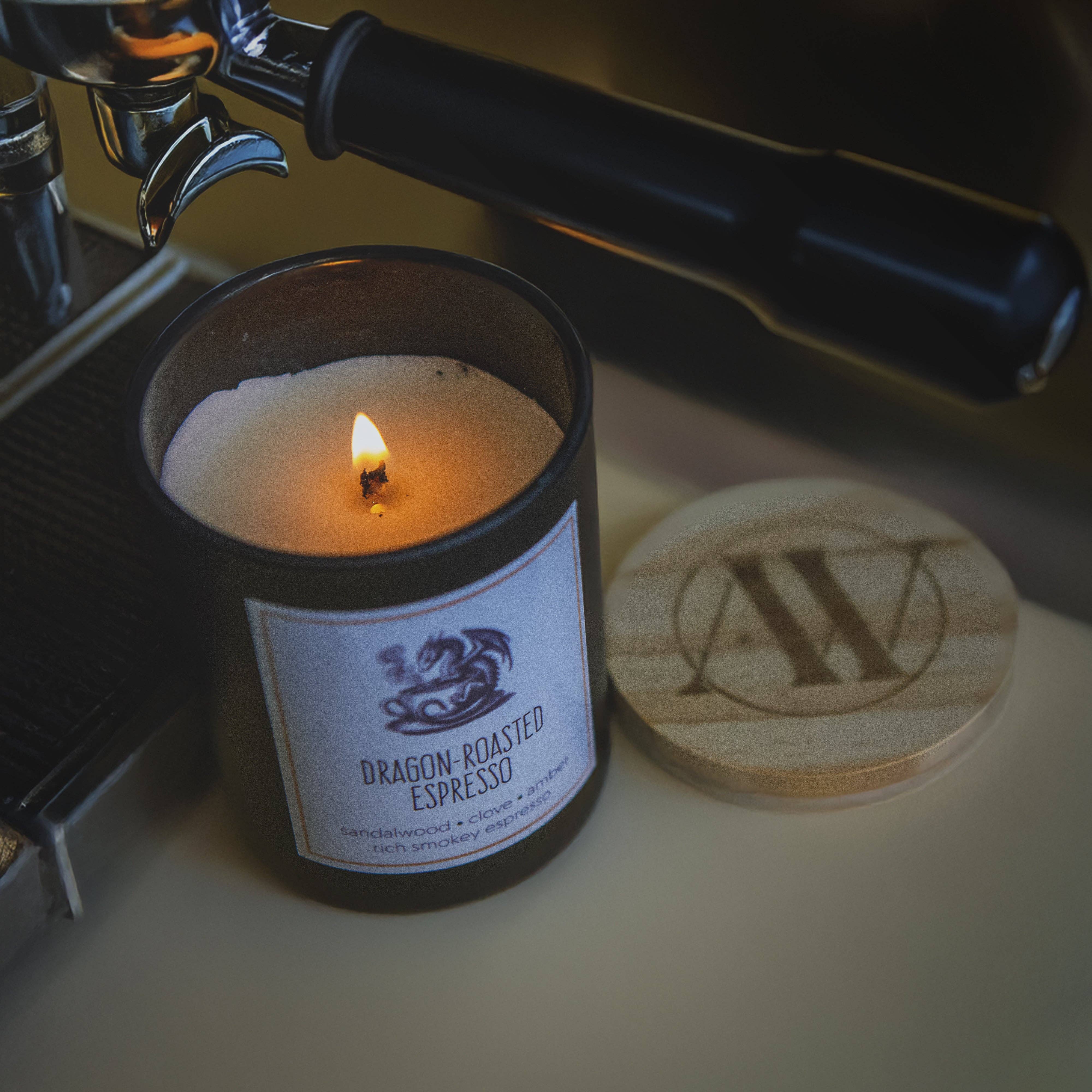 After Word – wholesale Jar/filled candle – Dragon-Roasted Espresso Candle2