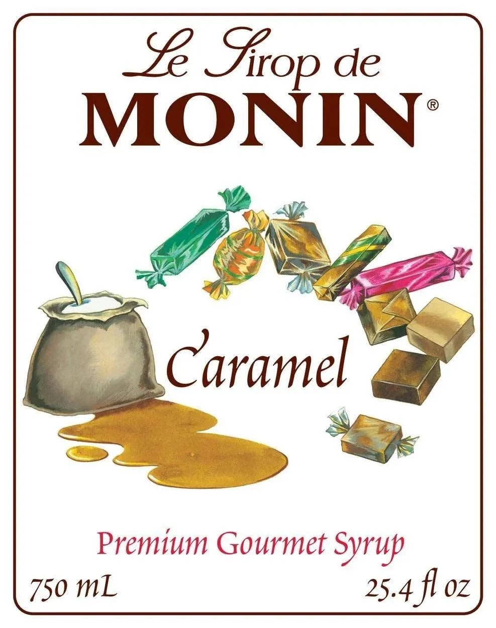 Trent Allen Gourmet Coffee - Wholesale Flavored Syrup - Monin Caramel Syrup ( CASE OF 12 )2