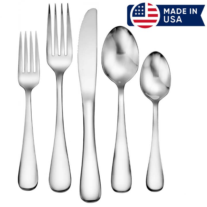 Ensemble de 20 pièces Annapolis Silverware fabriqué aux États-Unis pour la vente par Liberty Tabletop