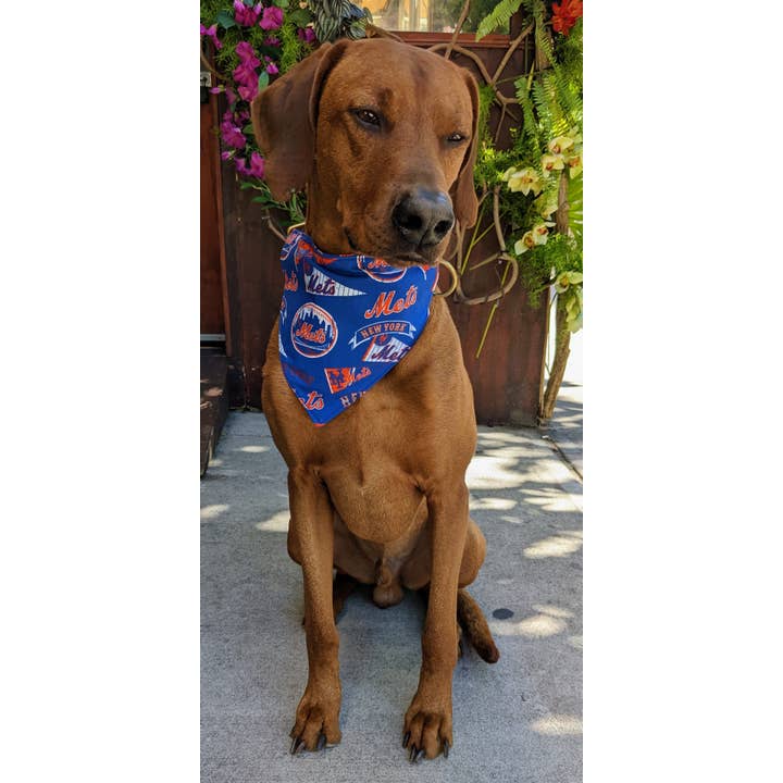 Koa's Ruff Life - Vente Bandana – chien - Bandana des New York Mets - Collection Baseball1