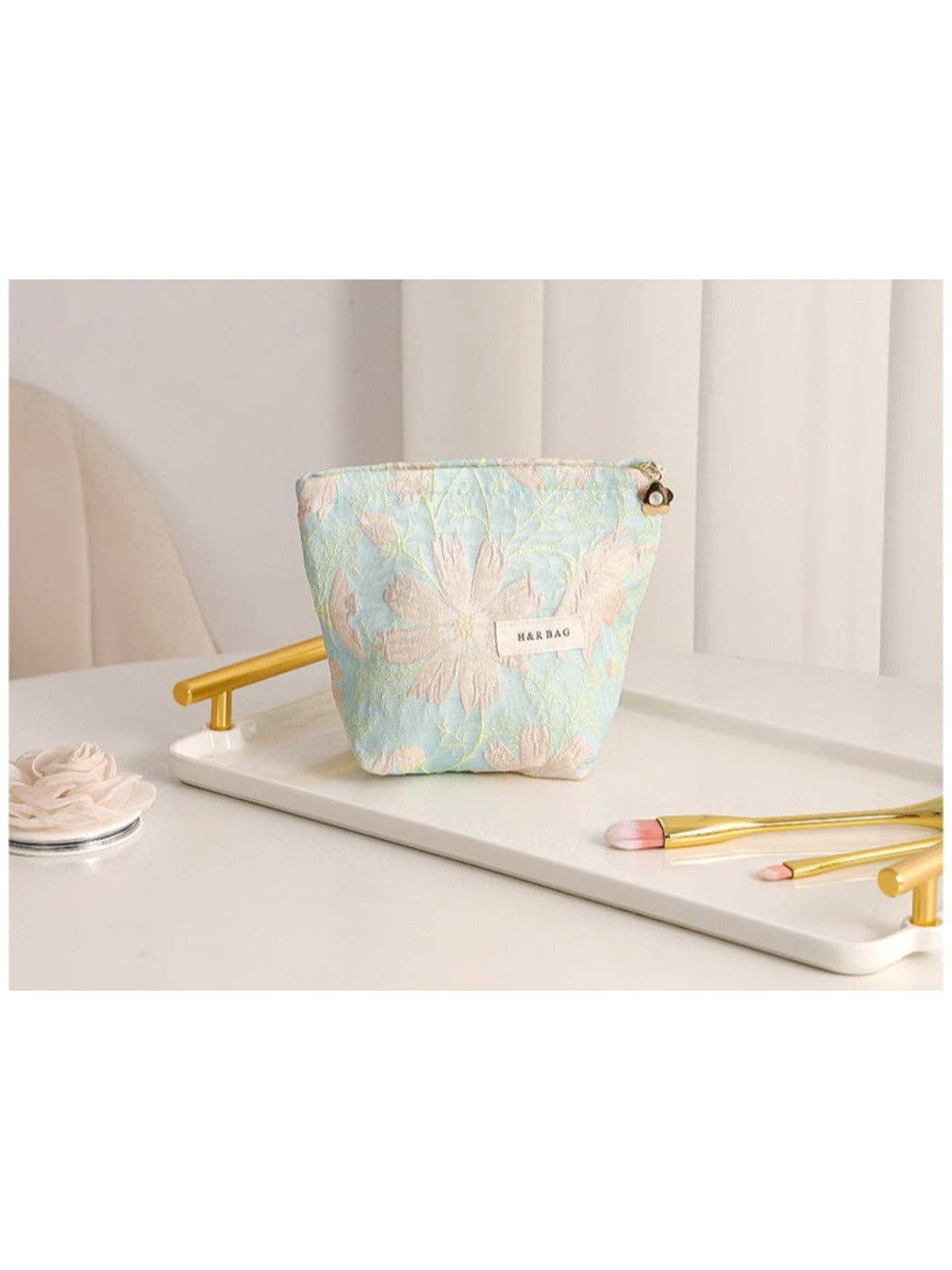 Funkyrel® Atzbranding Limited - Wholesale Makeup/Cosmetic Bag - Cosbai -  Elegant Cosmetic Bag with Floral Patterns1