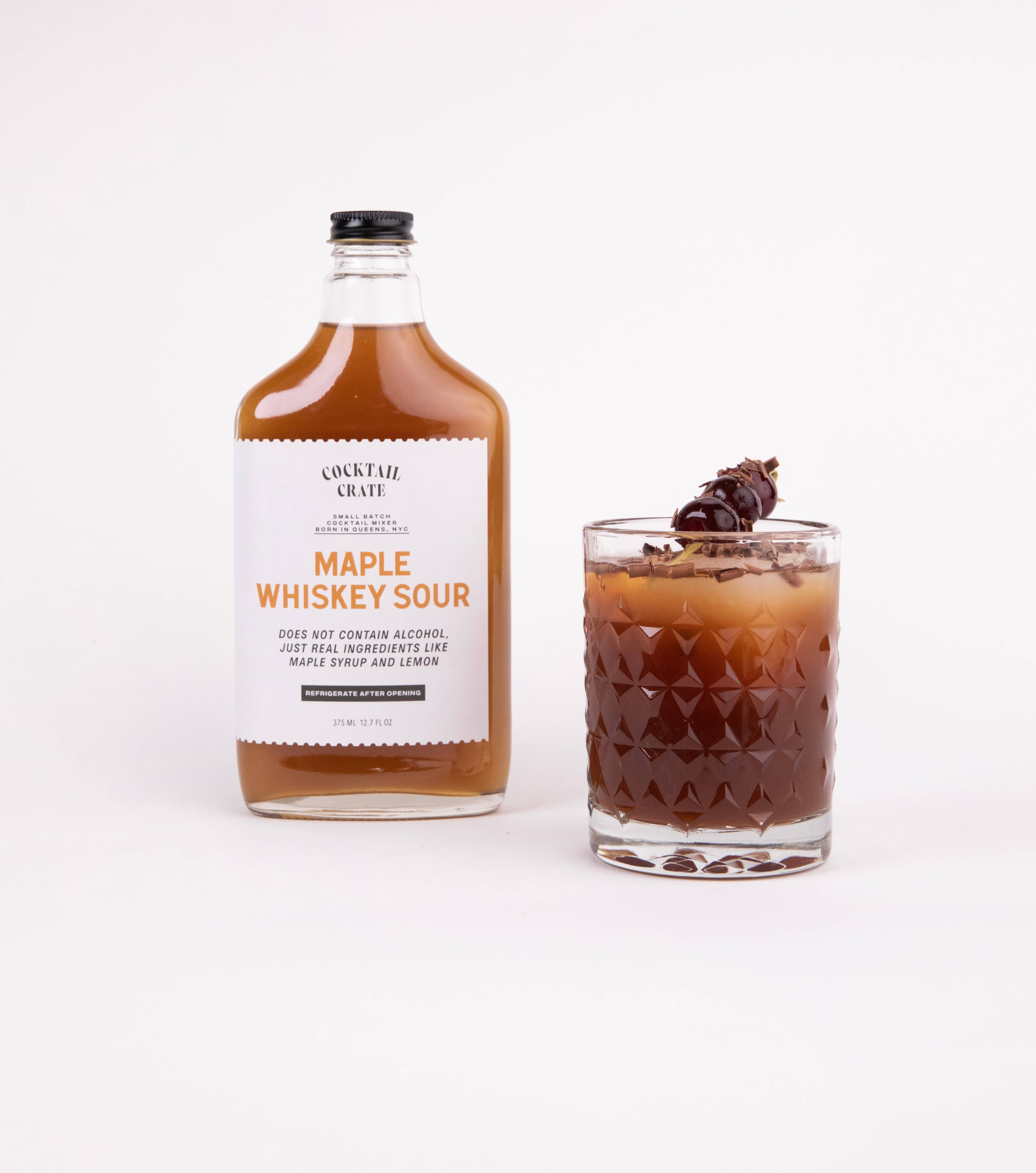 Cocktail Crate - Wholesale Cocktail Mix/Syrup - Maple Whiskey Sour1