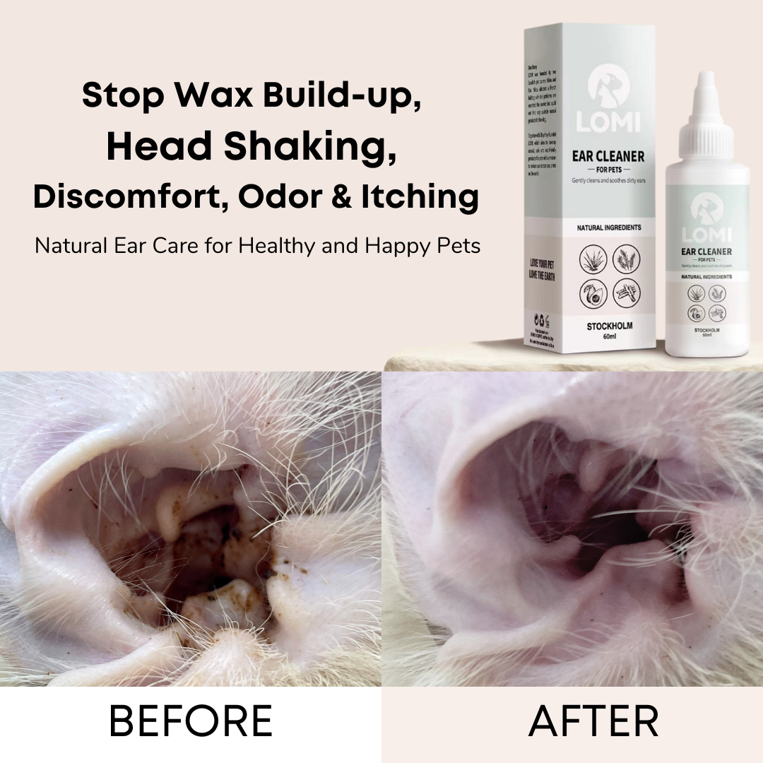 LOMI Pet Care - Wholesale Pet Cleaning Supplies - NATURAL EAR CLEANER SHORT DATE CLEARANCE – 80% OFF3