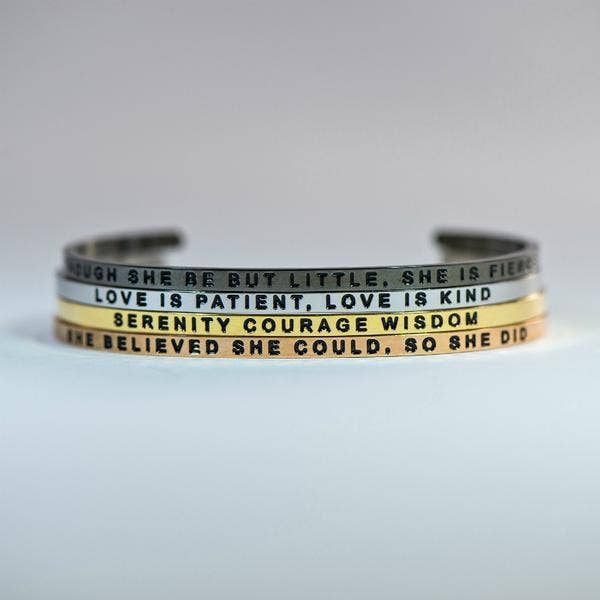 MantraBand – wholesale Cuff bracelet – I Love You More - inspirational mantraband® cuff bracelet