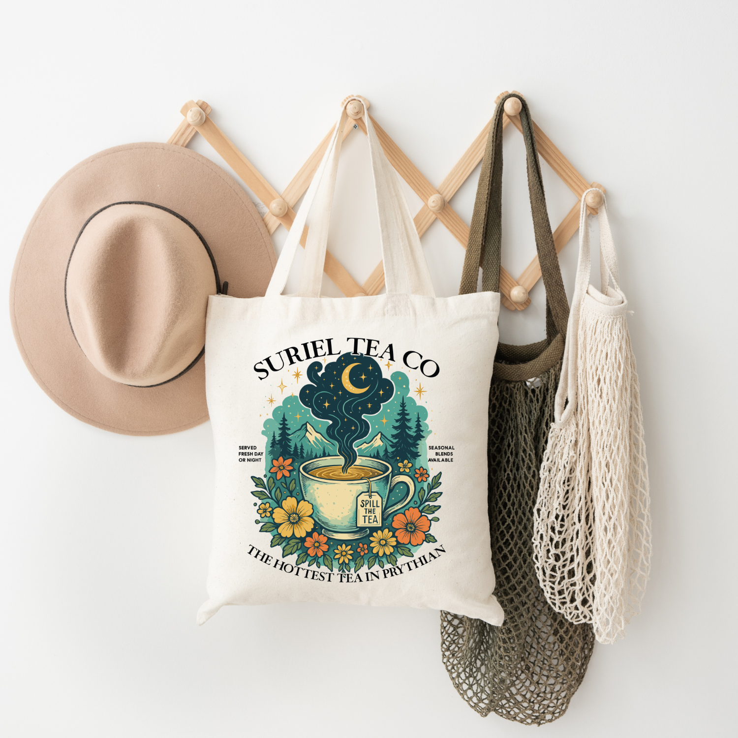 The Gift Genie LLC - Wholesale Tote Bag - Women's - Suriel Tea Co - Tote Bag0