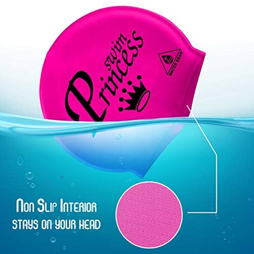 Water Gear - Wholesale Swim cap – Kids & Baby - Water Gear Latex Swim Cap - Swimming Caps for Girls11