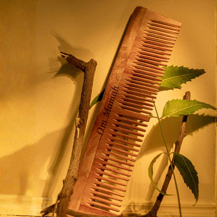 Om Mamah 2-in-1 Pluisvrije Neem Kam Ontwarren & Stylen voor wholesale door Om Mamah