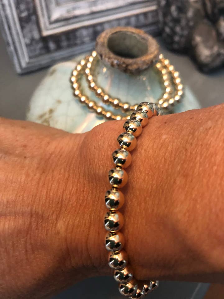 6mm gold filled bracelet for wholesale by MORGANandME Designs