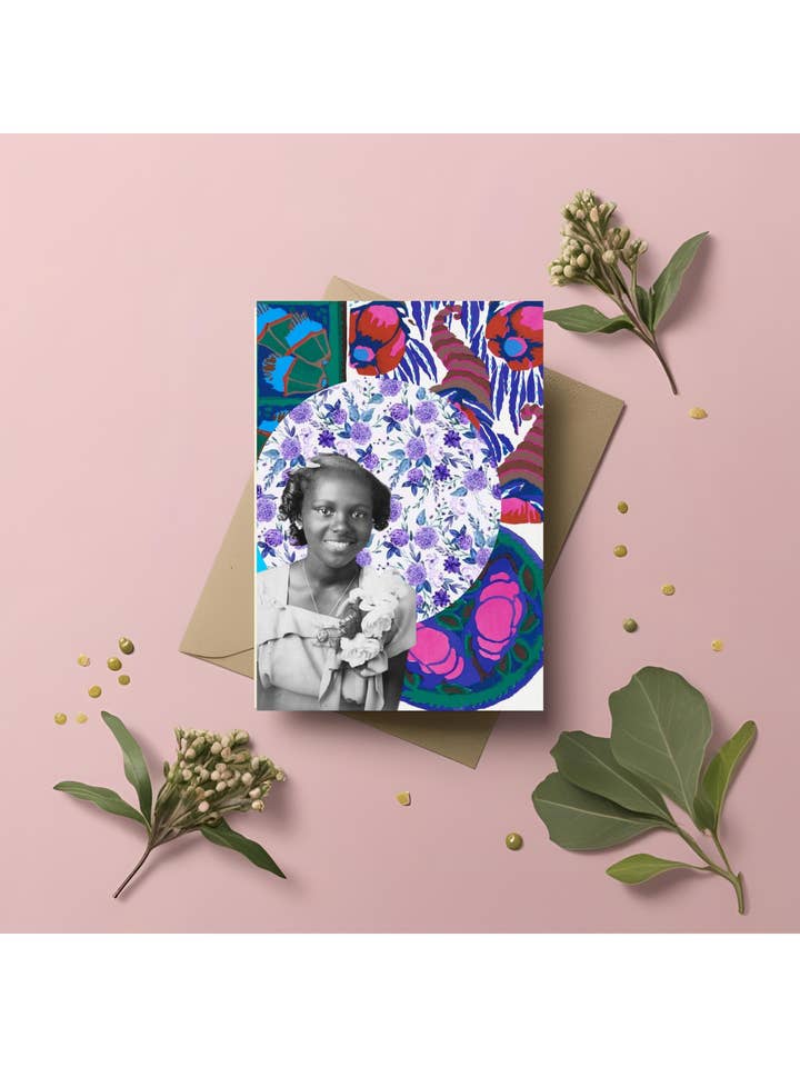 Nettie Heritage Collage Konstkort för wholesale av Blacartistry