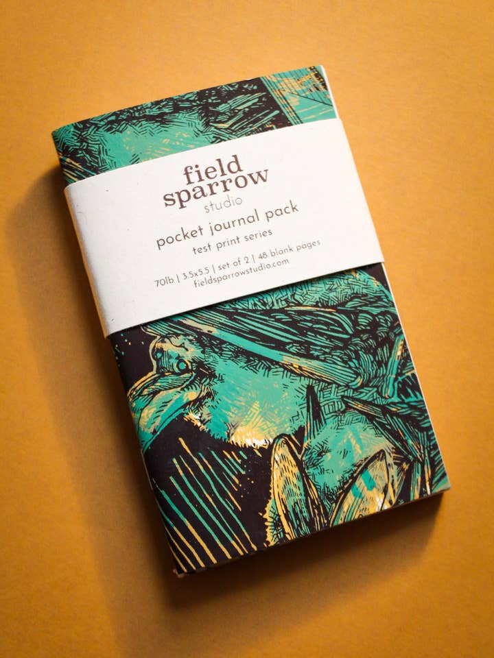 Pocket Journal Two Pack for wholesale by Field Sparrow Studio