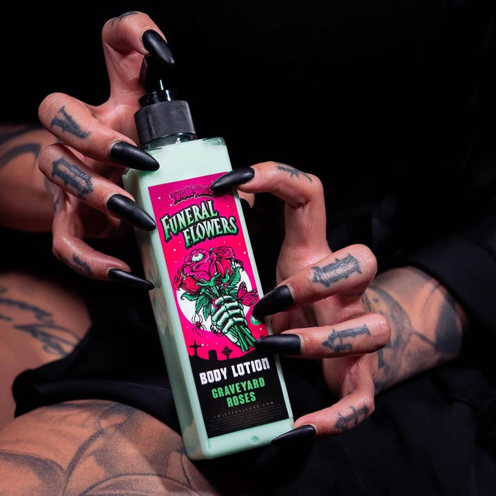 Funeral Flowers body lotion for wholesale by Twisted Allure