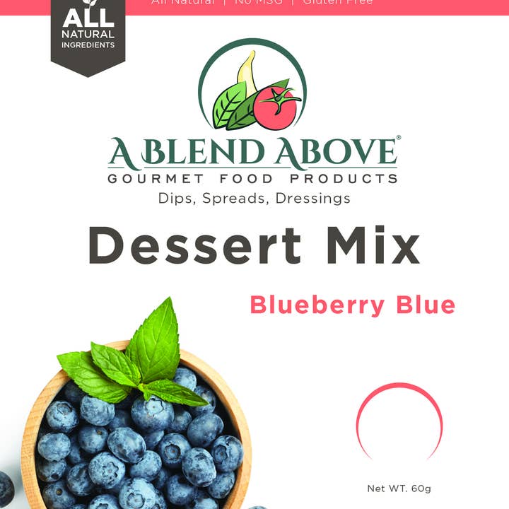 A Blend Above – wholesale Dip – Blueberry Dessert Mix