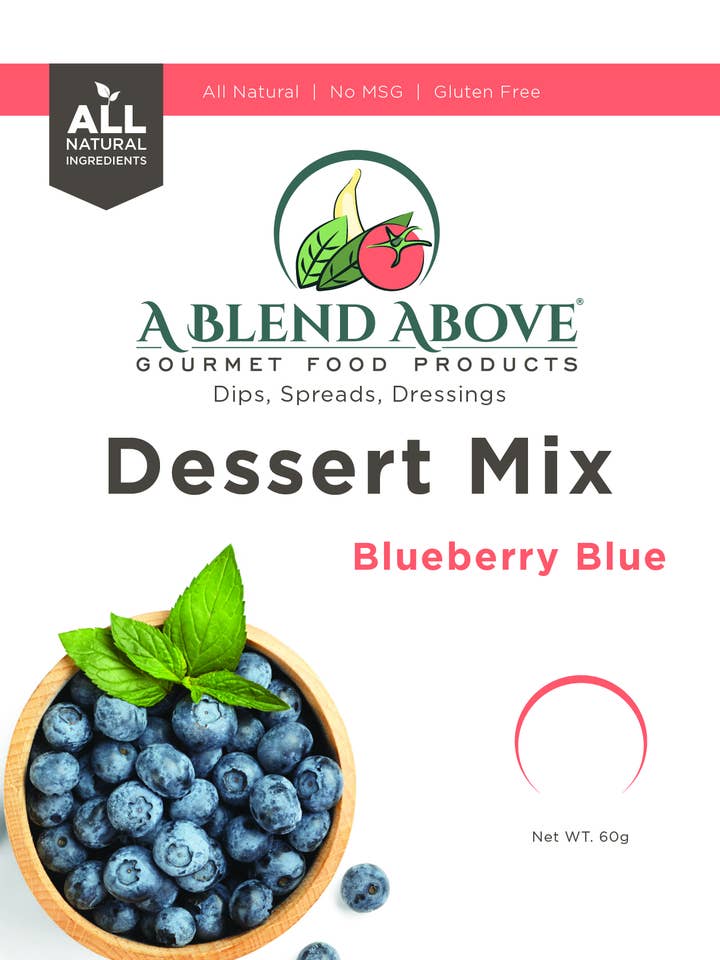 Blueberry Dessert Mix for wholesale by A Blend Above