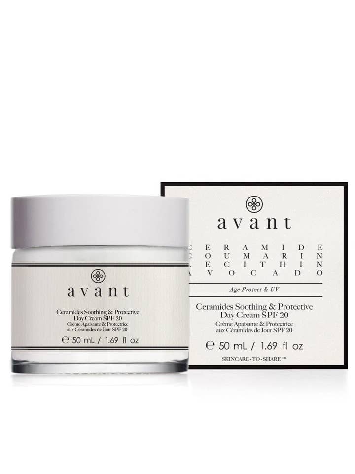 Ceramide Beruhigende und schützende Tagescreme SPF 20 für den Großhandel von Avant Skincare