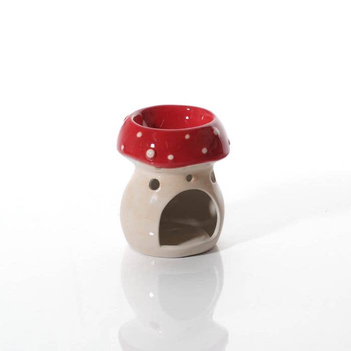 Langs - Wholesale Wax Warmer - Mushroom Ceramic Wax Melt Burner With Smiley Face4