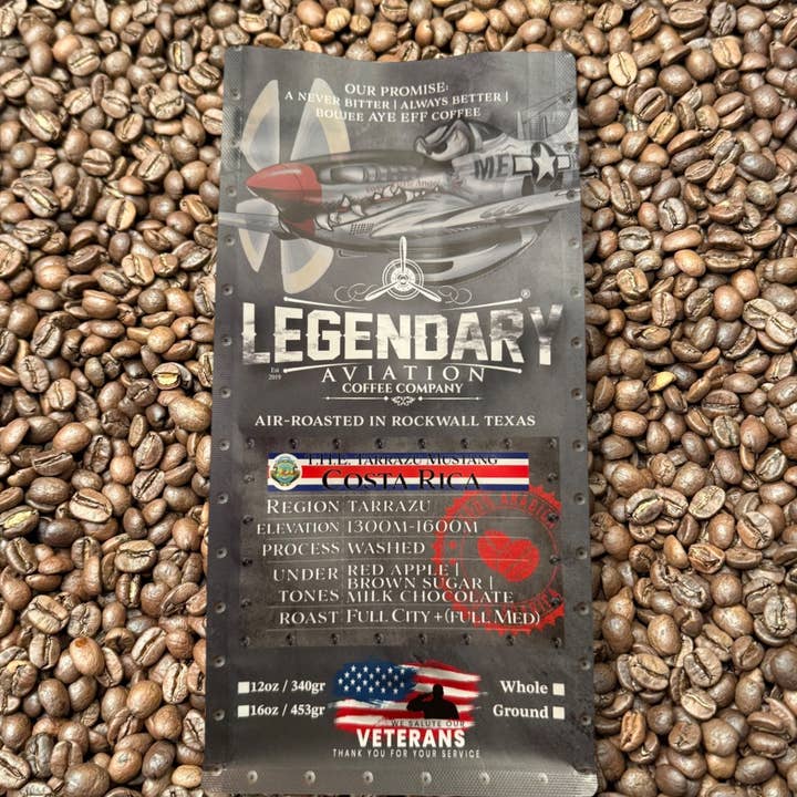 T.H.E. Tarrazu Mustang | Costa Rica - Fyldig for engroshandel hos Legendary Aviation Coffee Company