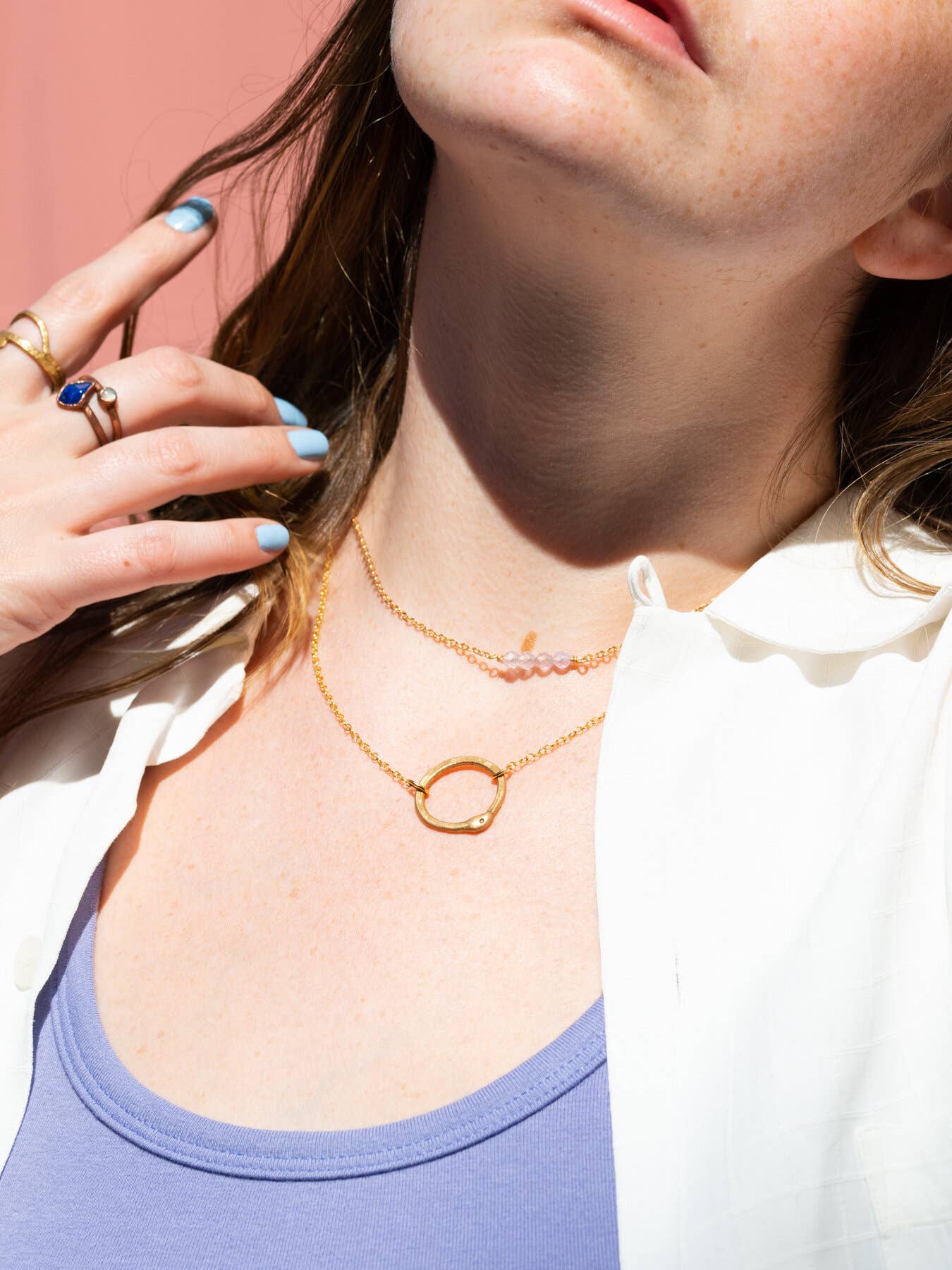 The Cyprus Cabinet - Wholesale Pendant/Charm Necklace - Ouroboros Snake Charm Necklace | Sterling Silver or Brass2