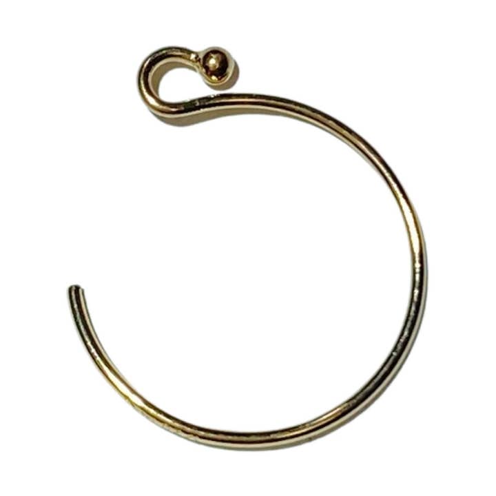 13.0mm Circle Ball End Ear Wire for wholesale by The Bead District