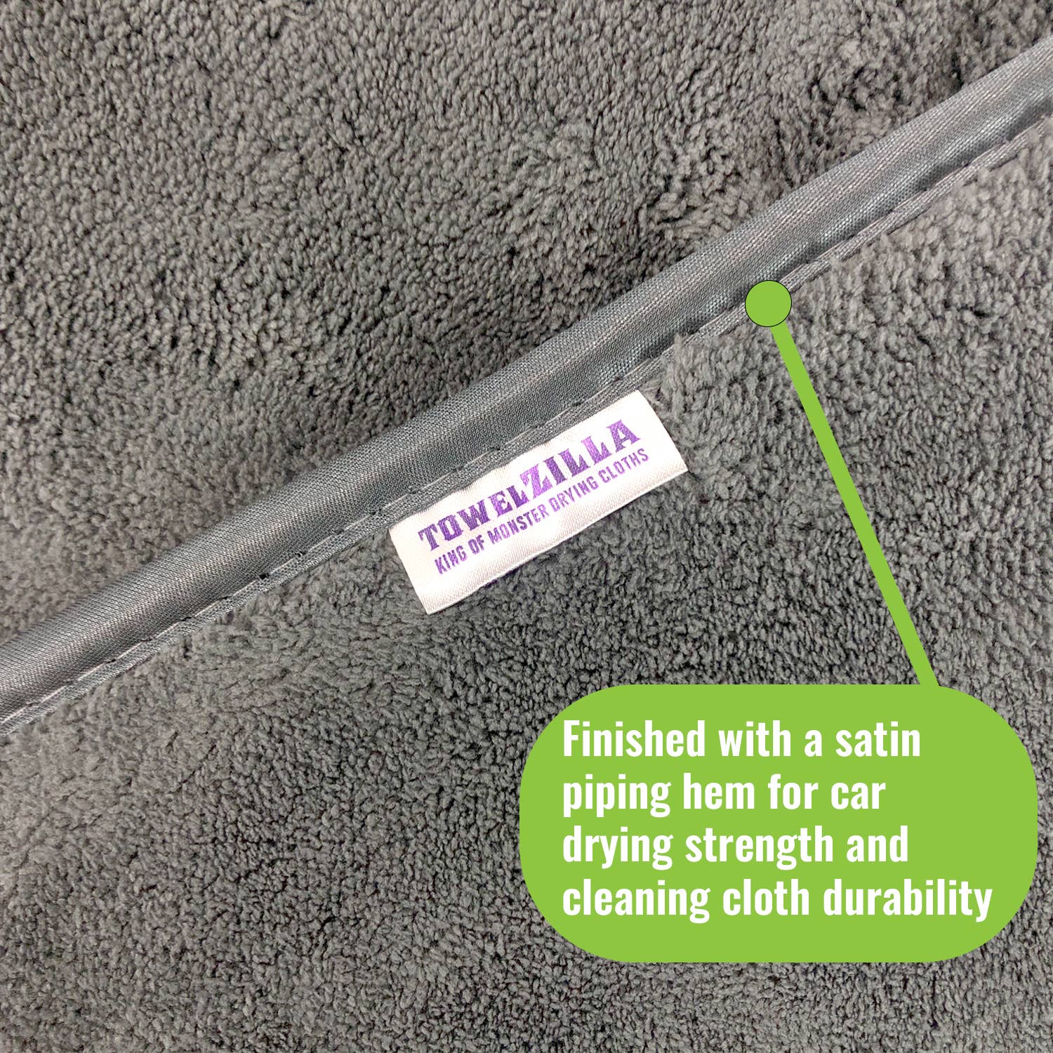 Arkwright Home - Wholesale Cleaning Cloth - Car Cleaning TowelZilla Microfiber Towel, 800 GSM, 25 x 367